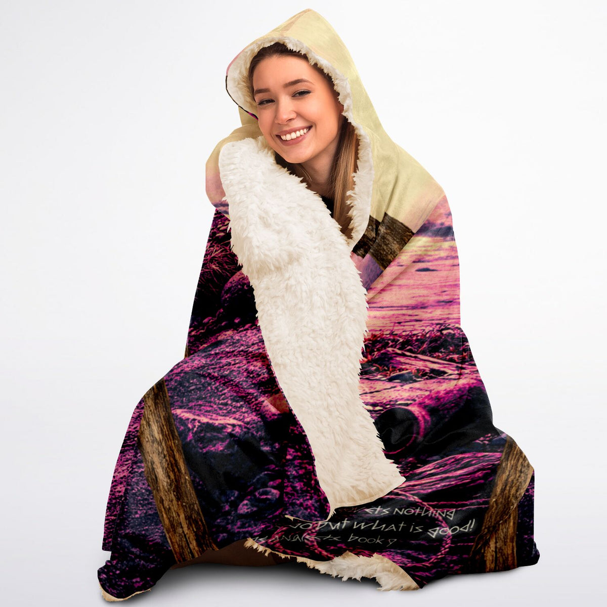 Dislikes none - Hooded Blanket
