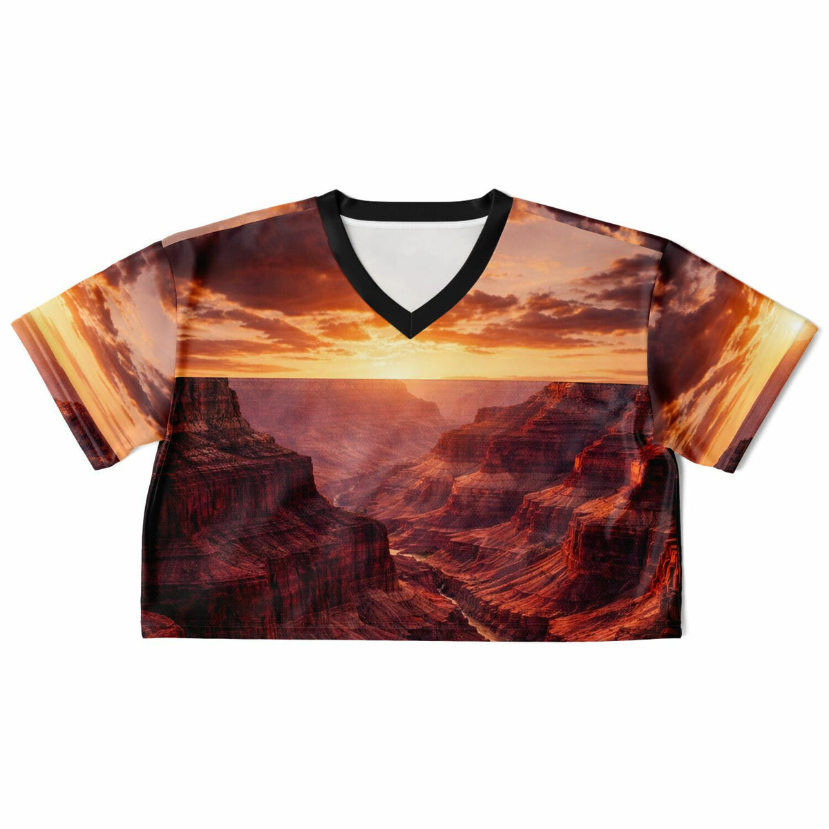 Iron Sunset - Athletic Crop Top