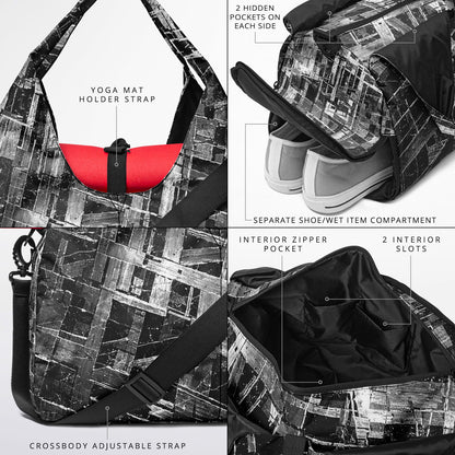 Meteorite Core - Shoulder Gym Bag - AOP