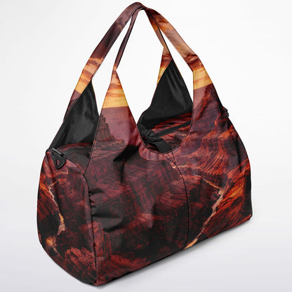 Iron Sunset - Shoulder Gym Bag - AOP