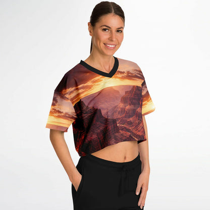 Iron Sunset - Athletic Crop Top