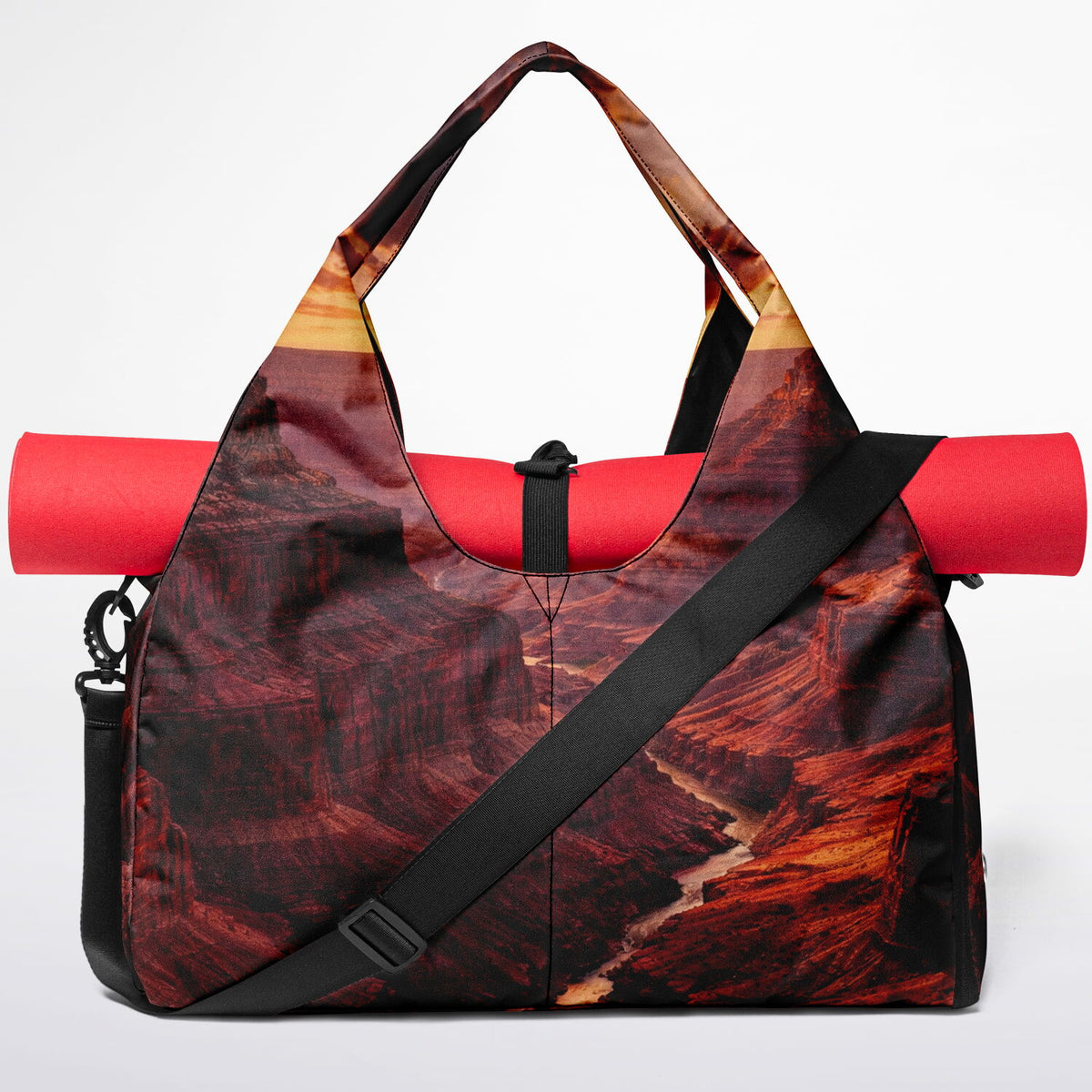 Iron Sunset - Shoulder Gym Bag - AOP