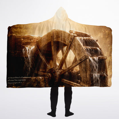 Action without attachment - Hooded Blanket