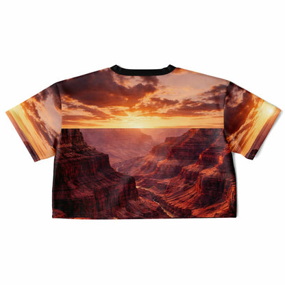 Iron Sunset - Athletic Crop Top