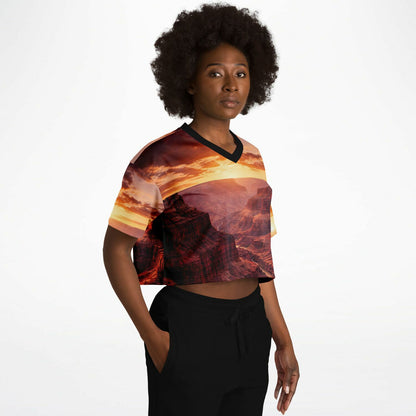 Iron Sunset - Athletic Crop Top
