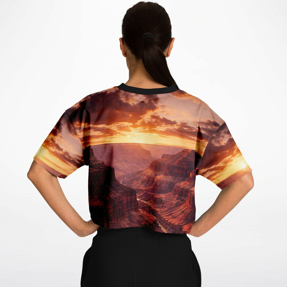 Iron Sunset - Athletic Crop Top