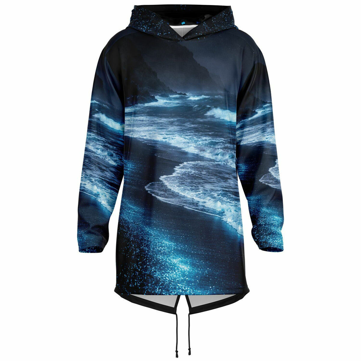 Lucent Tide - Elongated Hoodie
