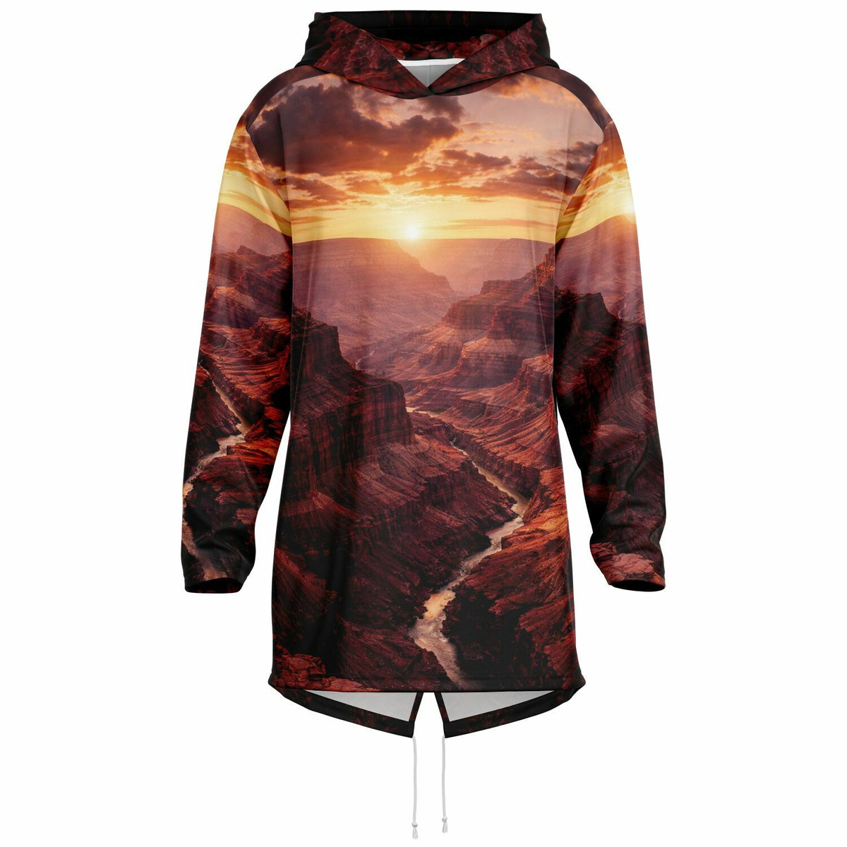 Iron Sunset - Elongated Hoodie