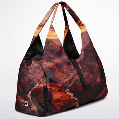 Iron Sunset - Shoulder Gym Bag - AOP