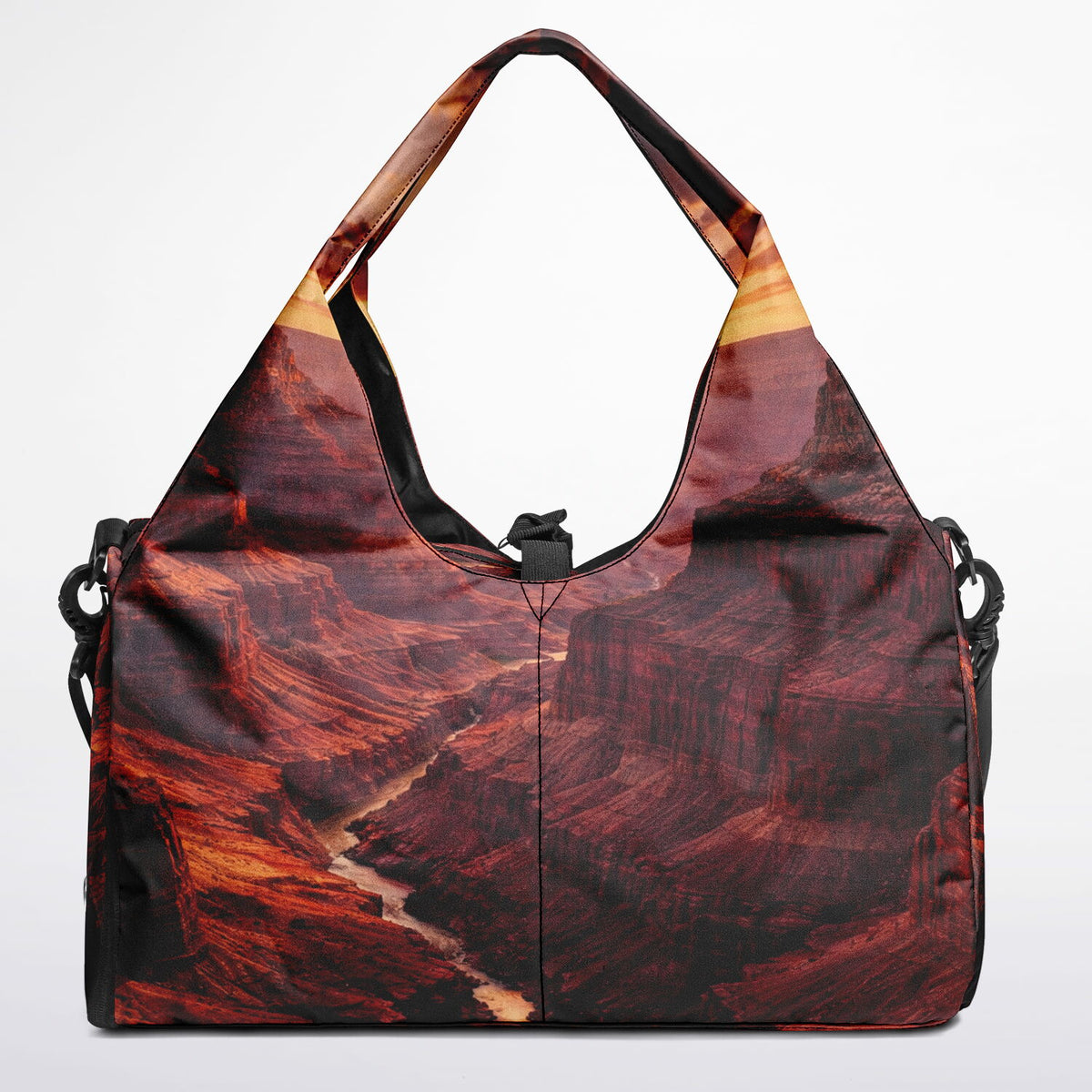 Iron Sunset - Shoulder Gym Bag - AOP