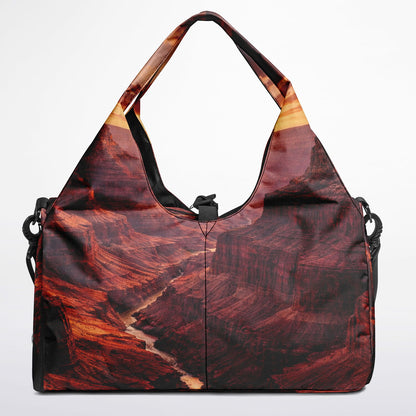 Iron Sunset - Shoulder Gym Bag - AOP