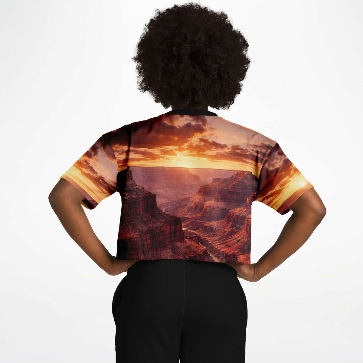 Iron Sunset - Athletic Crop Top