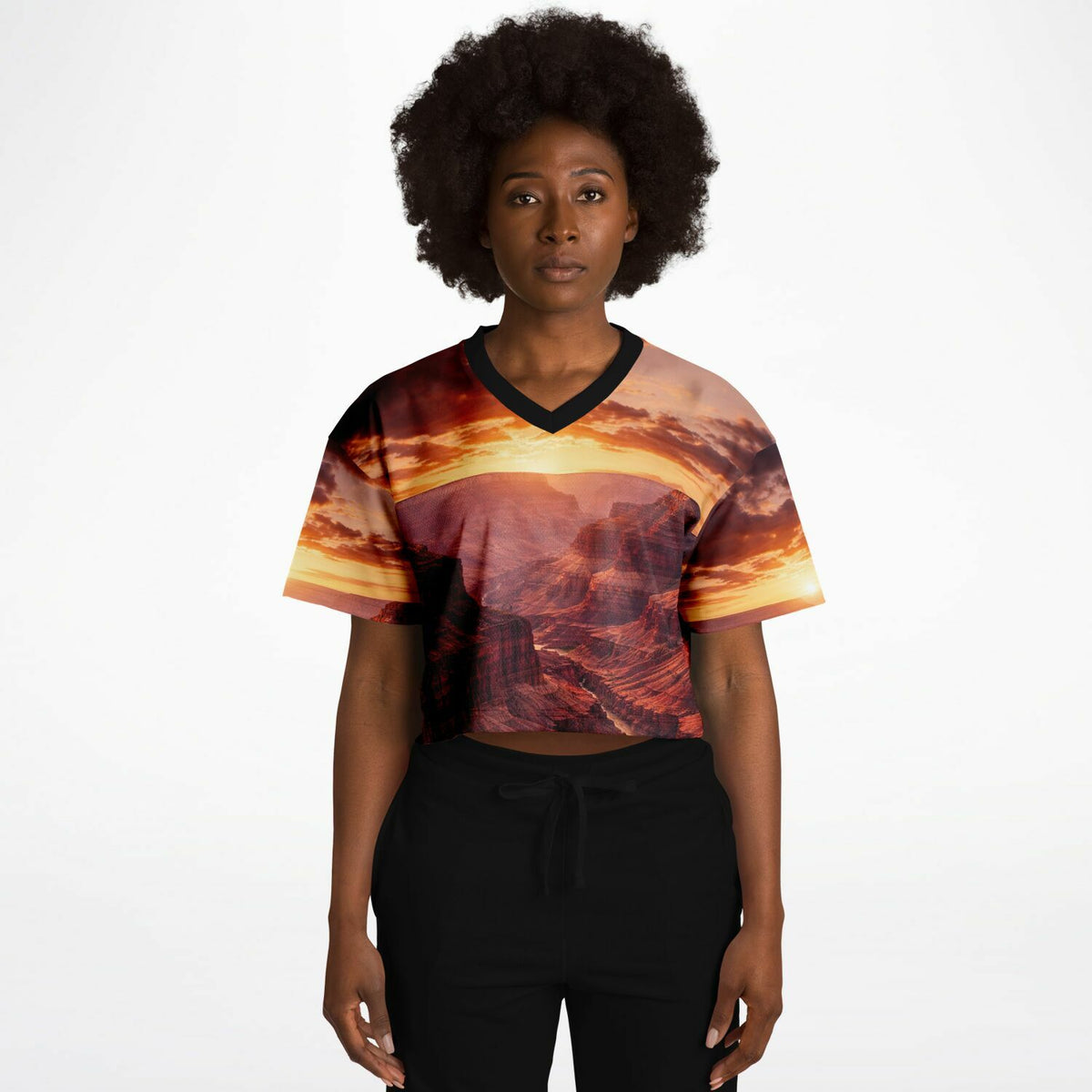 Iron Sunset - Athletic Crop Top