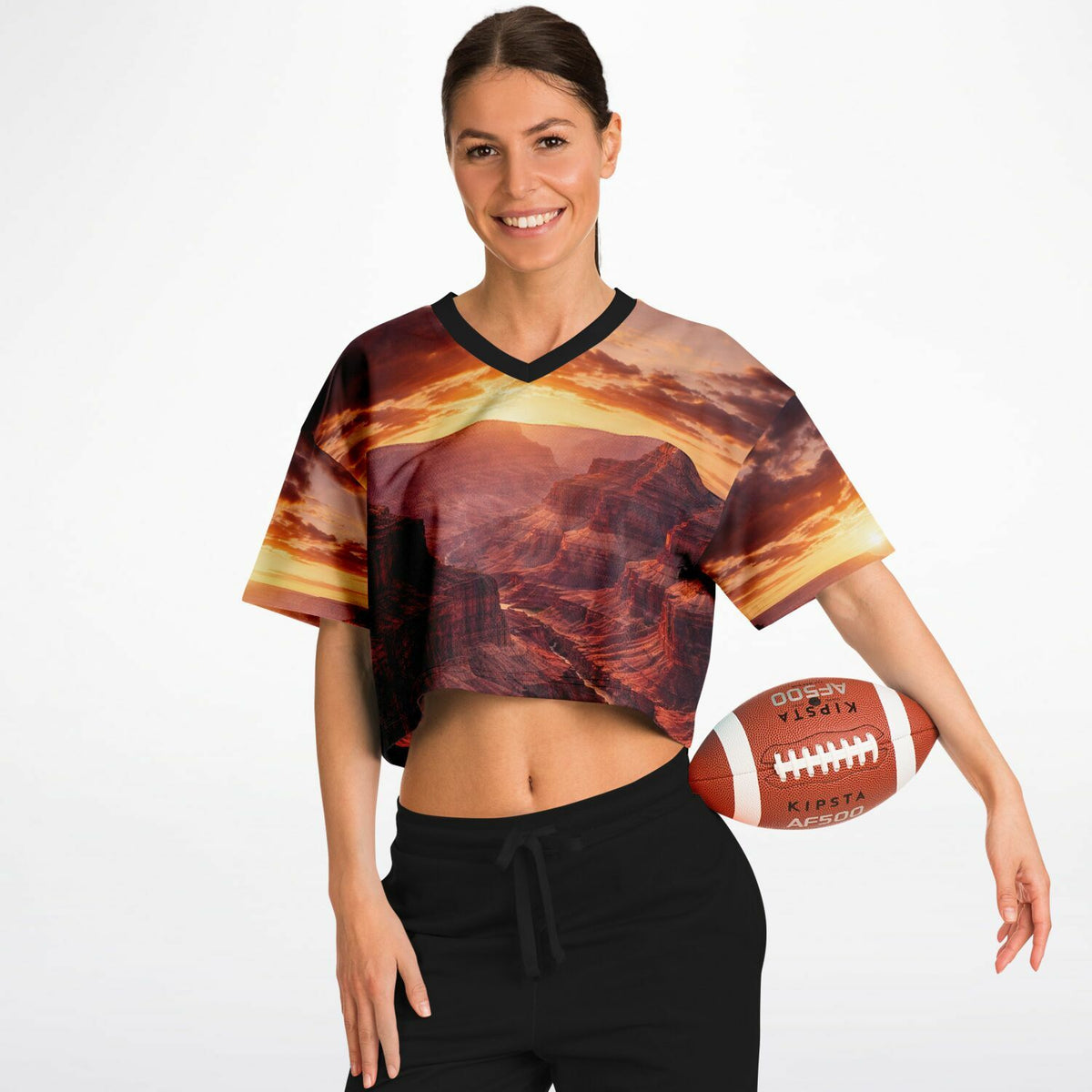 Iron Sunset - Athletic Crop Top